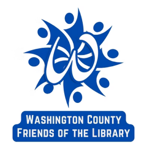 Washington County Friends of the Library Logo.